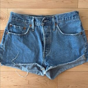 Levi’s Blue Jean Shorts